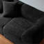Canapé moderne en tissu de velours 2 places avec coussins - causeuse peu encombrante pour petit salon, bureau, appartement-31212844