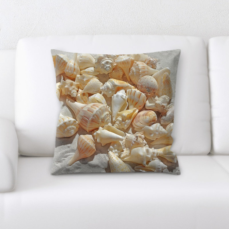 Coussin décoratif sea coquillages