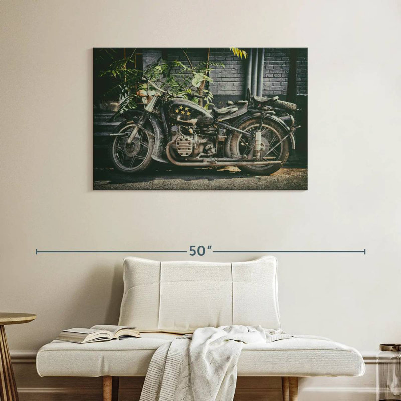 Mehar Motorcycle Five Stars, 26" H x 39" W