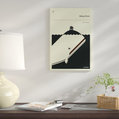 « moby dick », impression sur toile