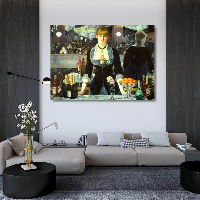 Un bar au Folies-Bergere, H 35 po x l 48 po
