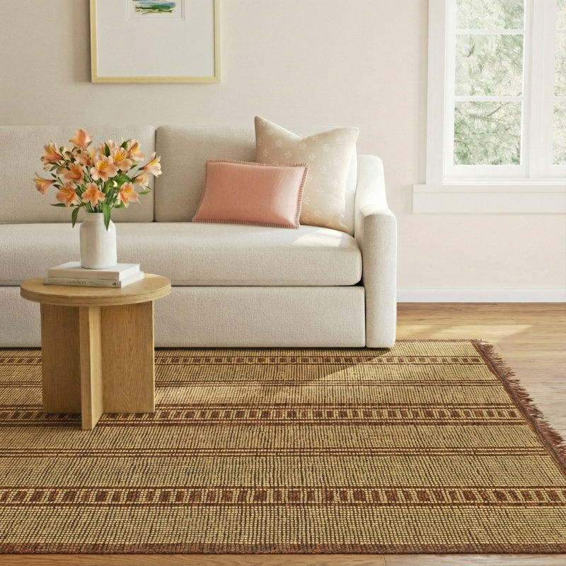 Beckey Striped Indoor Rug, Rectangle 8' x 10'