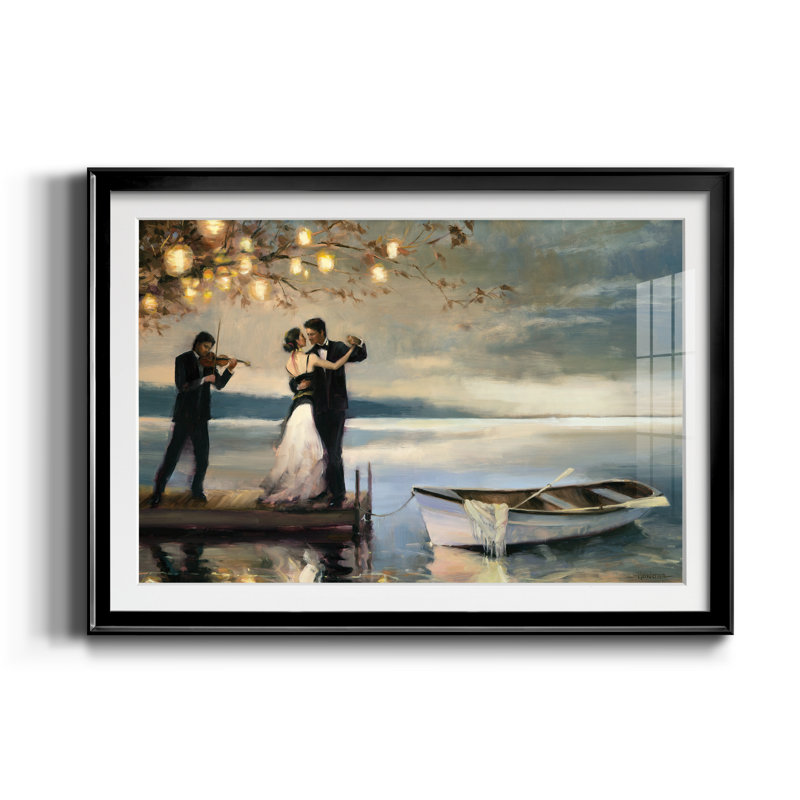 «Twilight Romance», reproduction d'art encadrée, H 26,5 po x l 36,5 po x P 1,5 po, Noir