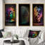 «Multidimensional Luminogram», 3 pièces sur toile-2077036213-2077036215