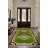 Argan Collection Digital Print Cotton-Polyester Green Moroccan Rug-1939839656