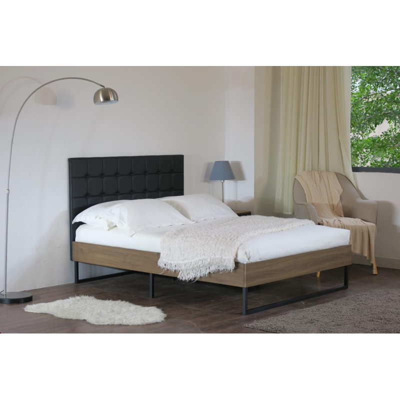 Rosser Upholstered Bed, Double