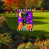 Halloween violet/orange/noir