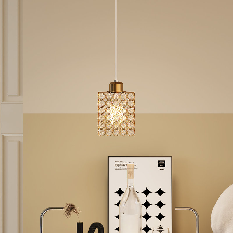 1 - Light Natural Dome Pendant