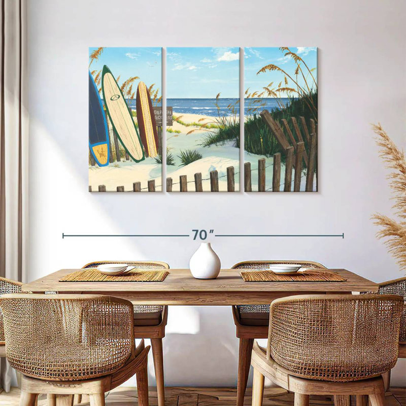 Gillard Beach Access, 36" H x 57" W