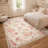 Vintage Floral Machine Washable Area Rug with Non-Slip Backing-989910810-976889818