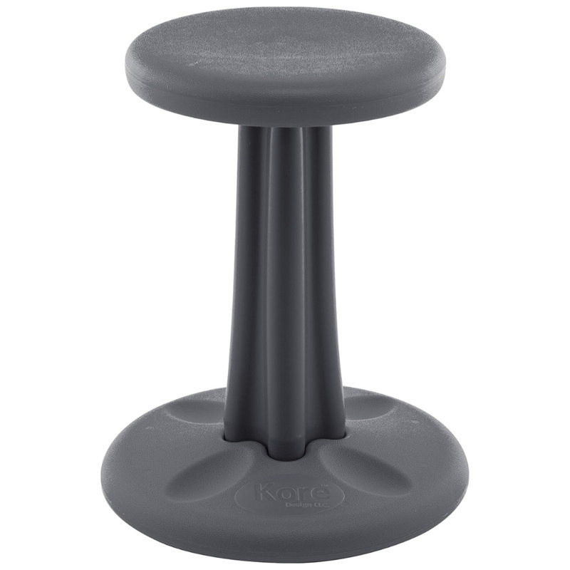 Fauteuil oscillant 16 po Kore Design ™, noir, Gris foncé, H 16 po x l 13,75 po x P 13,75 po