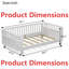Adorable lit plateforme simple en bois pour enfants - Design sécuritaire à profil bas avec garde-corps, blanc-129234354