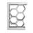 Bexley Contemporary Honeycomb Geometric Bookcase
