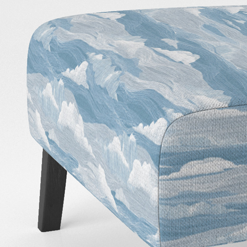 Fauteuil de chambre Abstract, Pantoufle sans accoudoirs