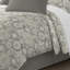 Ensemble d'édredon 2 pièces en coton taupe / beige Indali-73673887