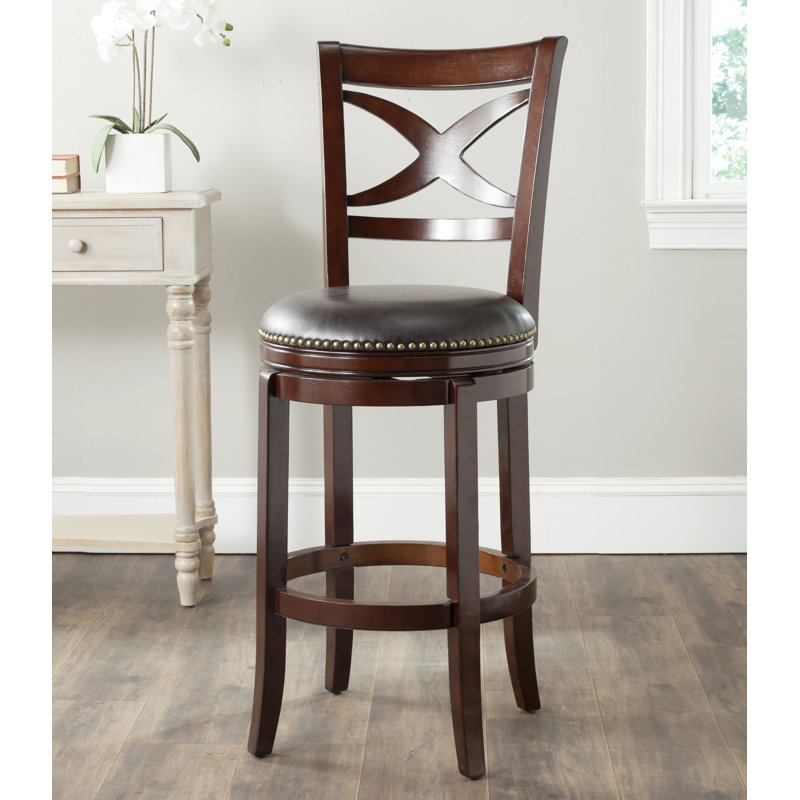 Tabouret de bar pivotant 29 po Brockway, Brun Sierra, Brun