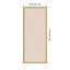 Tableau d'affichage en lin encadré en tissu-124850012