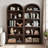 71" Tall 5-Tier Wooden Bookshelf, Open Display Storage Shelf-424150607