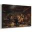 The Wounded Bear Hunter-Adolph Tidemand-Gallery Wrapped-421824764
