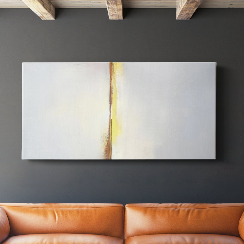 Abstract Series 8 #VIII-Gallery Wrapped Canvas, 16" H x 32" W