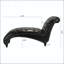 Chaise longue sans accoudoirs touffetée-2042838651