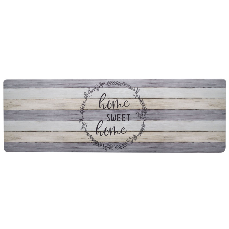 Tapis anti-fatigue Cozy Living Home Sweet Home, Tapis de couloir 1 pi 5,5 po x 4 pi 7 po