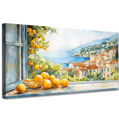Art mural citron, art mural de cuisine méditerranéenne, art mural de cuisine italienne, images de citron pour la cuisine, impressions murales rétro pour œuvre d'art de cuisine, affiche prête à accrocher pour décoration murale 12 po x 24 po
