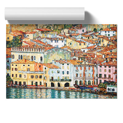 Malcena at the Gardasee by Gustav Klimt - Unframed Painting