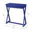 Bureau d'écriture à finition bleue