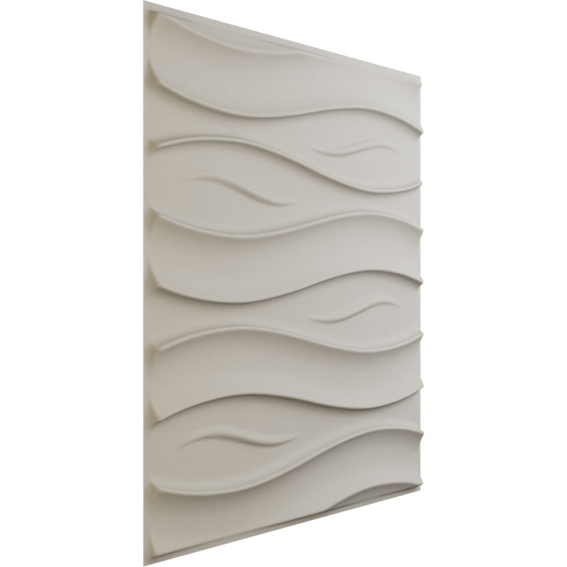 Swell EnduraWall Decorative 3D Wall Panel, Satin Blossom White