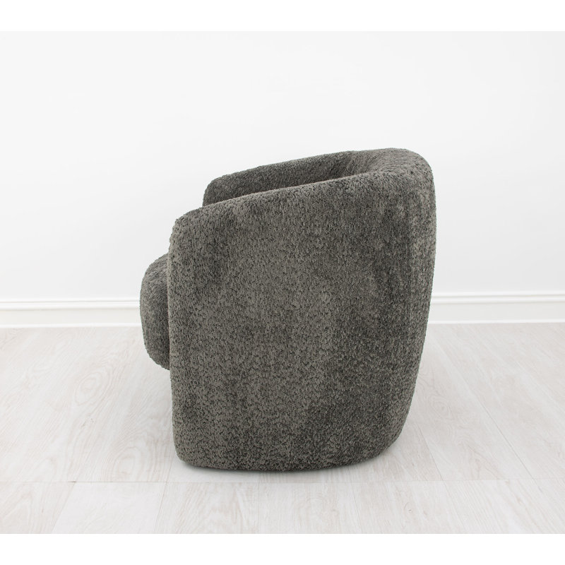 Mia Barrel Chair, Soft Eclipse Gray
