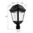 No Wiring Required Imperial III Commercial Solar Post Light 3" Fitter