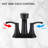Bathroom Faucet With Pull Out Sprayer, 2 Handle 4 Inch Faucet Utility Sink Faucet-110712820