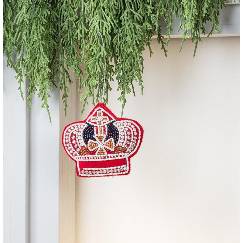 Crown Bead Ornament