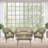 Yamada 4 - Person Patio Conversation Set with Cushions-37026428-37026433