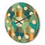 Horloge murale en bois Luxury Drops II-63893361