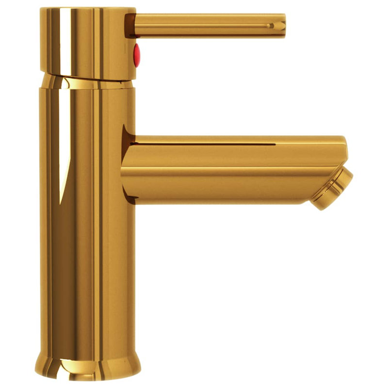 Kasota Belfry Mono Basin Mixer, Gold