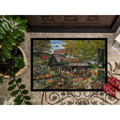 Tapis de porte d’extérieur anti-dérapant pour le produit de fruit