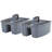 Mighty Tuff All-Purpose Cleaning Caddy, Grey/Black, 2 Pack