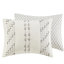 Housse de couette 100% coton - très grand / très grand et gris et très grand avec détails