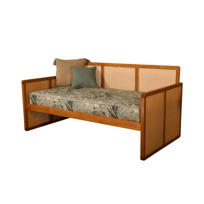 Bruke Daybed in Honey Includes Mattress by Bayou Breeze