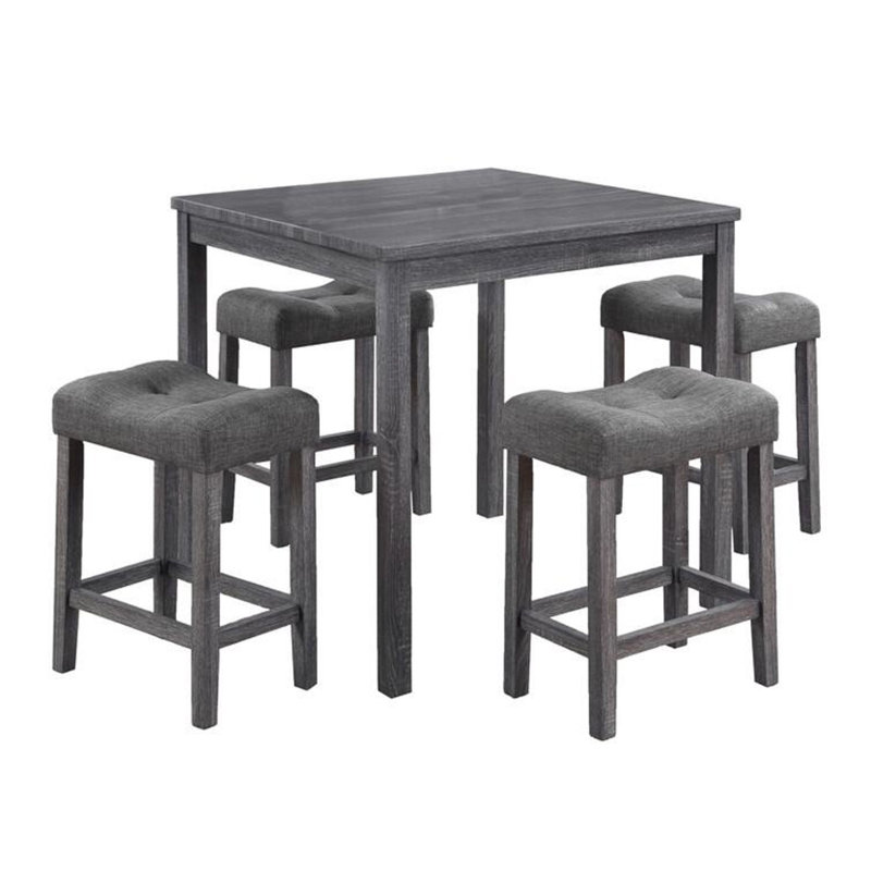 Ensemble repas pour quatre personnes, gris