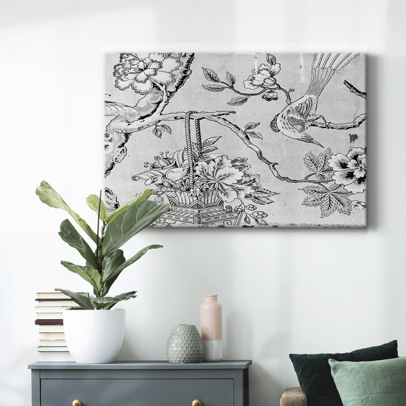 Rétro abstrait - XIXème, Toile tendue, H 41 po x l 61 po x P 1,5 po