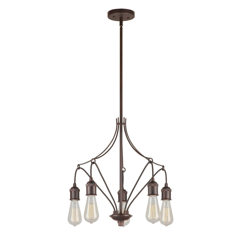 Linhart 5 - Light Dimmable Empire Chandelier