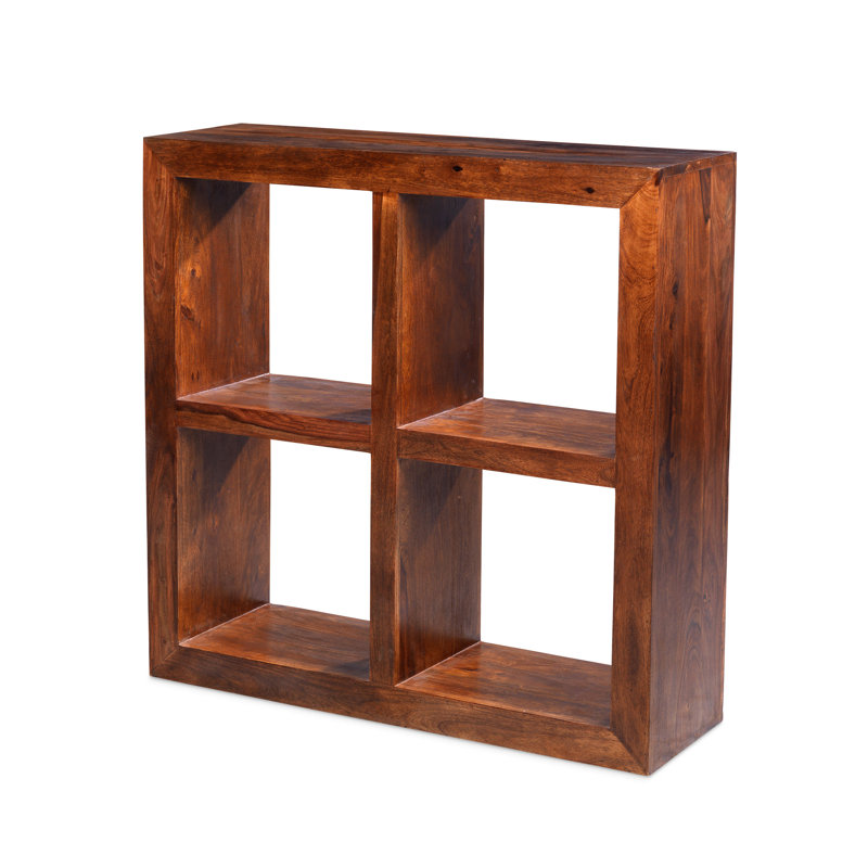 Heritage 100cm H x 100cm W Solid Wood Cube Bookcase