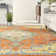 Welden Oriental Orange/Yellow/Blue Area Rug