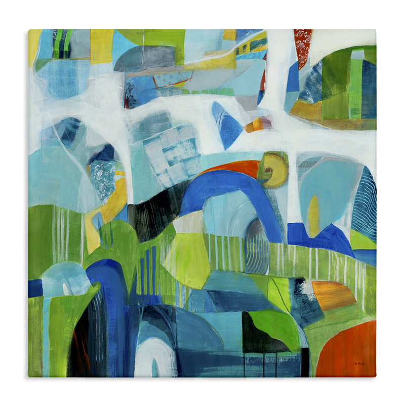 «Restless Bright Shapes» par Jill Martin, H 24 po x l 24 po