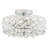 11.5"W Nowthen Nickel Semi-Flush Mount Ceiling Fixture