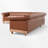 L-Shape 104.02" Wide Symmetrical Upholstered Sectional With Chesterfield Design & Solid Wood Legs-578271276