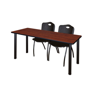 Regency Kee Training Table Top & 2 M Stack Chairs